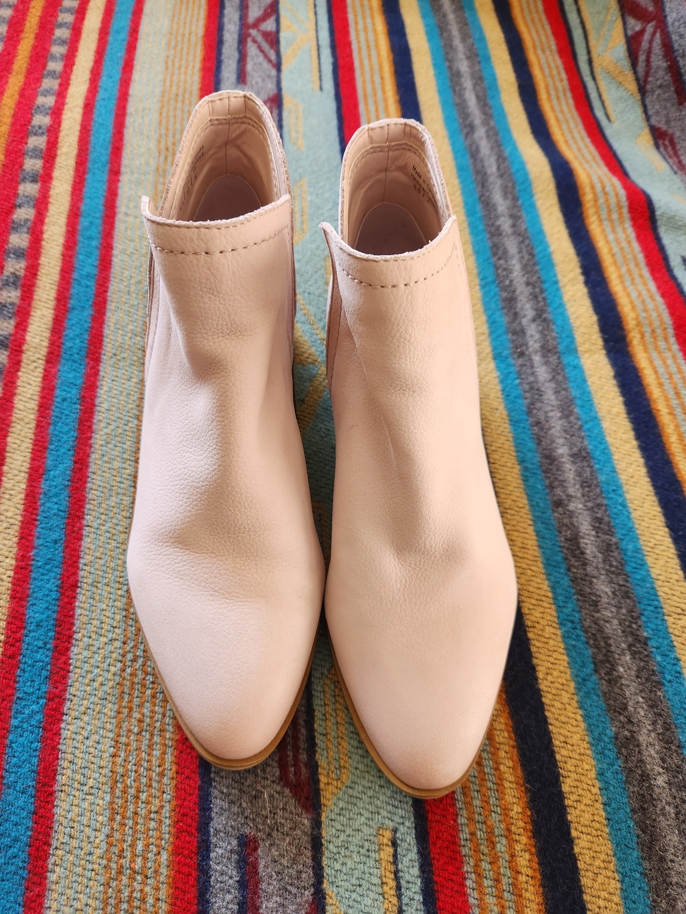 Aldo Women's Ankle Booties in Light Pink Leather